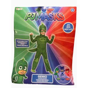 PJ Masks Gekko Toddler Costume M 3T-4T With Detachable Tail